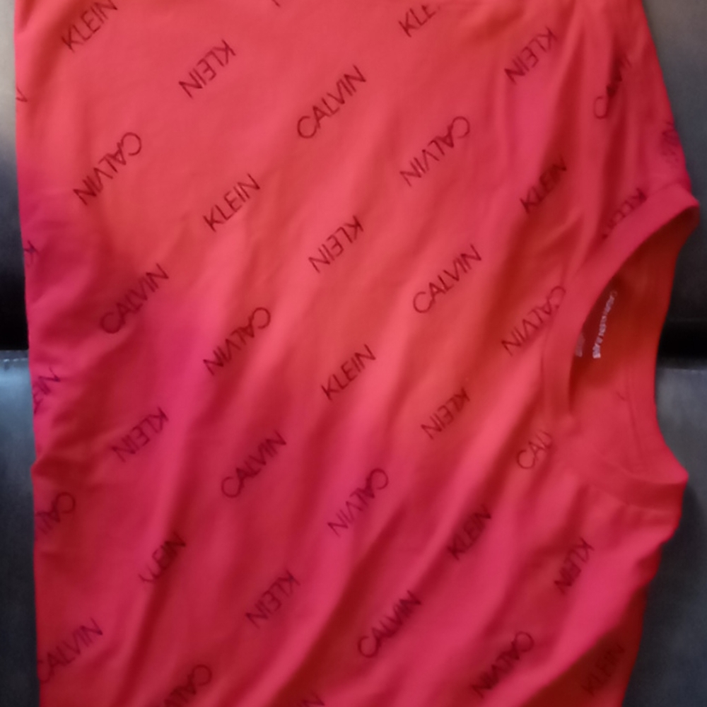 Calvin Klein Red Tee Shirt